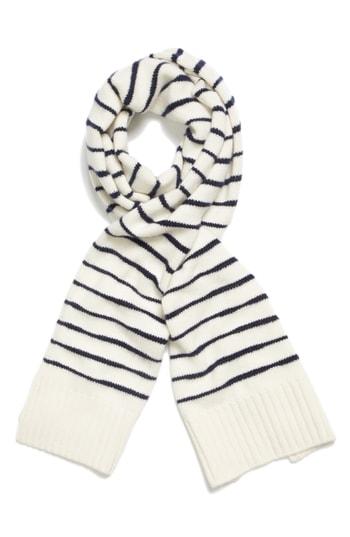 Women's Rag & Bone Sam Lambswool Scarf, Size - White
