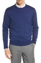 Men's Peter Millar Crown Cotton Blend Sweater - Blue