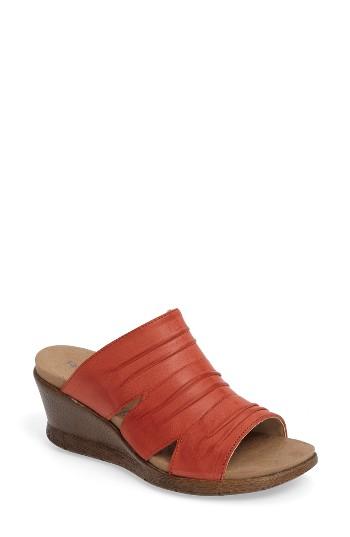 Women's Romika Nevis Wedge Sandal -8.5us / 39eu - Red