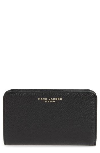 Women's Marc Jacobs Gotham Compact Leather Wallet - Grey