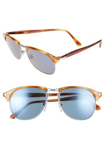 Men's Persol 53mm Sunglasses - Light Havana