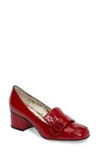 Women's Gucci Tonal Gg Marmont Pump Us / 37eu - Red