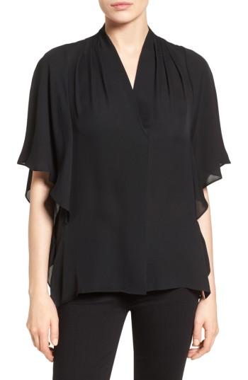 Women's Kobi Halperin Carin Silk Blouse - Black