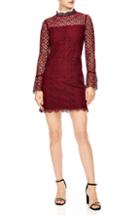 Women's Vince Camuto Velvet Off The Shoulder Dress (similar To 14w) - Burgundy
