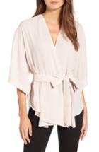 Women's Trouve Wrap Blouse, Size - Pink