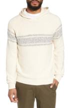 Men's Vince Stripe Hooded Sweater - Ivory