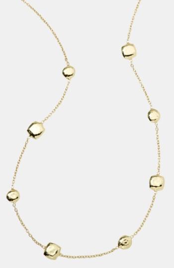 Women's Ippolita 'glamazon' 18k Gold Station Necklace