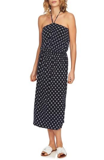 Women's 1.state Cinched Front Halter Dress - Blue