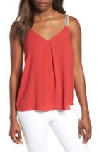 Women's 1.state Embroidered Strap Camisole - Red