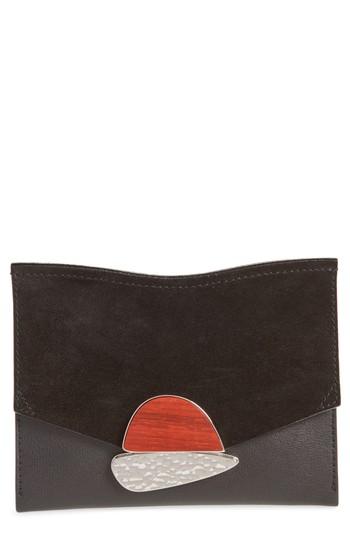 Proenza Schouler Small Calfskin Leather Clutch - Black