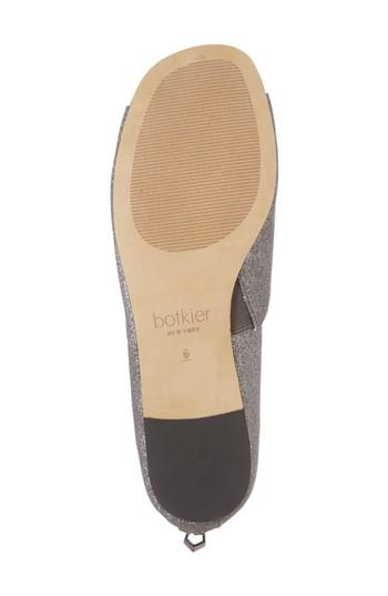 Women's Botkier Maxine Peep Toe Flat .5 M - Metallic