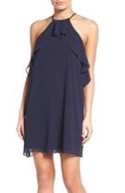 Women's Nsr Ruffle Shift Dress - Blue