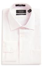Men's Nordstrom Men's Shop Traditional Fit Non-iron Check Dress Shirt 32 - Pink