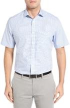 Men's Nordstrom Men's Shop Smartcare(tm) Regular Fit Plaid Sport Shirt - White