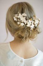Twigs & Honey Cherry Blossom Burst Headpiece, Size - Ivory