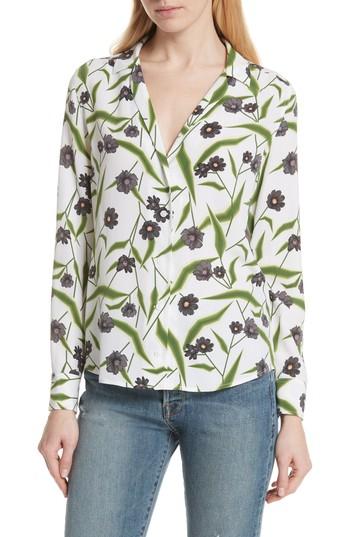 Women's Equipment Adalyn Silk Blouse - White
