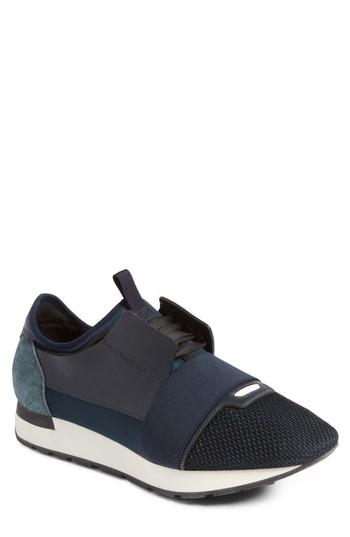Men's Balenciaga Race Runner Sneaker Us / 42eu - Blue