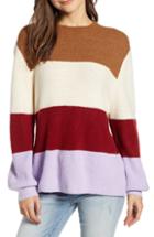 Women's Moon River Stripe Sweater - Purple