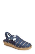 Women's Toni Pons 'nantes' Silk Stripe Sandal Eu - Blue