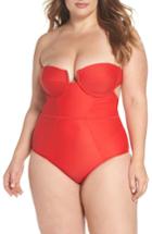 Women's Chromat X Bustier One-piece Swimsuit - Red