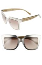 Women's Tory Burch 51mm Sunglasses - Silver