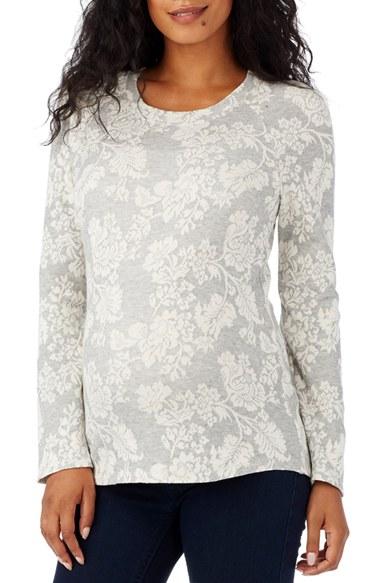 Women's Rosie Pope 'emma' Print Maternity Sweater - Grey