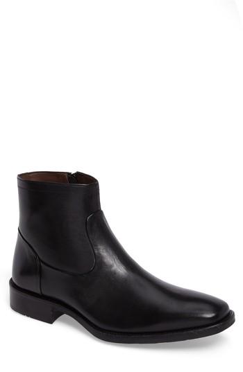 Men's Johnston & Murphy Lancaster Zip Boot .5 M - Black