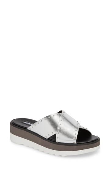 Women's Charles David Buxom Sandal .5 M - Metallic