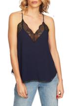 Women's 1.state Lace Trim Racerback Cami, Size - Blue