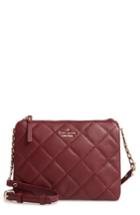 Kate Spade New York Emerson Place Harbor Leather Crossbody Bag - Red