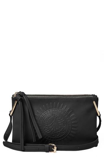 Urban Originals Flower Vegan Leather Crossbody Bag - Black