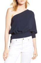 Women's Habitual Mia One-shoulder Side Tie Top - Blue