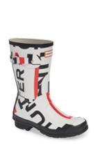 Women's Hunter Original Exploded Logo Short Rain Boot M - Black