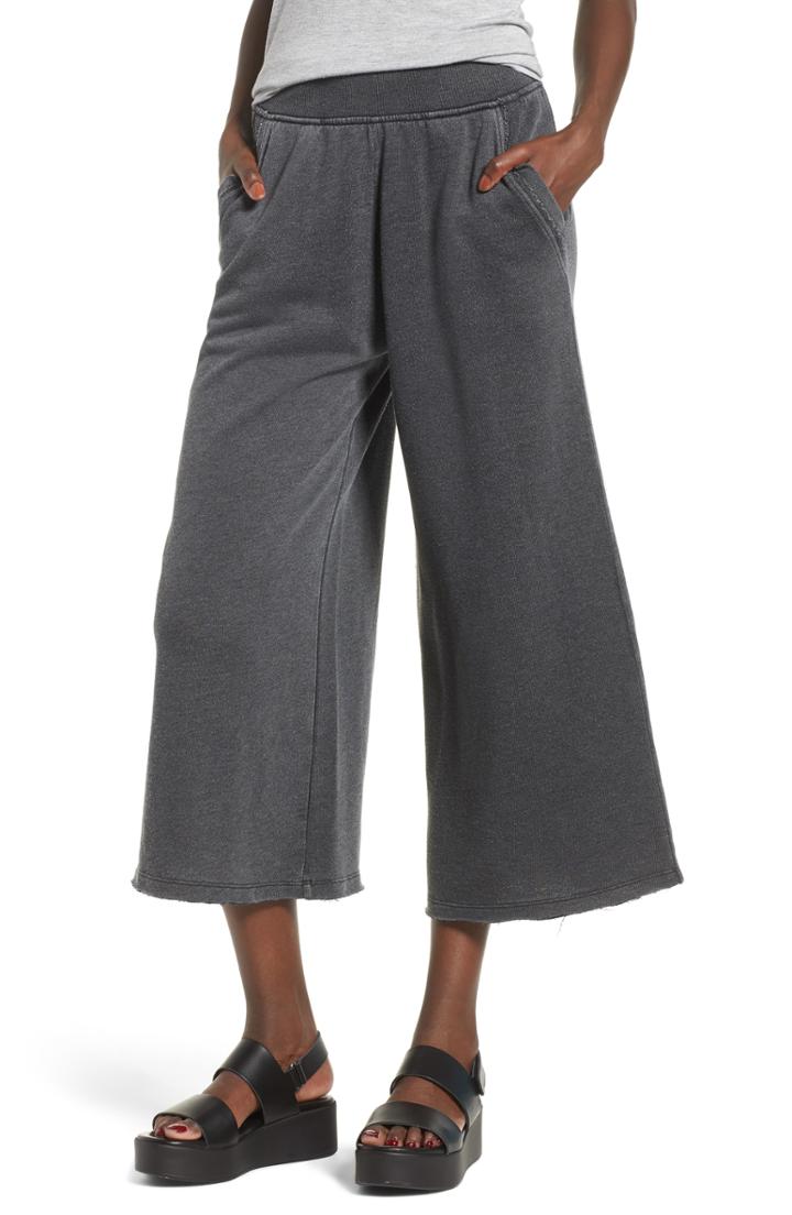Women's Bp. High Rise Wide Leg Crop Sweatpants