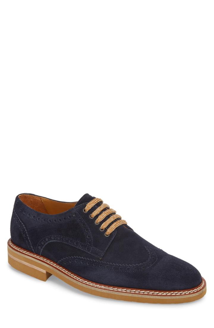 Men's Ron White Wade Weatherproof Wingtip .5 Eu - Blue