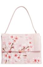 Ted Baker London Jayde Soft Blossom Leather Shoulder Bag - Pink