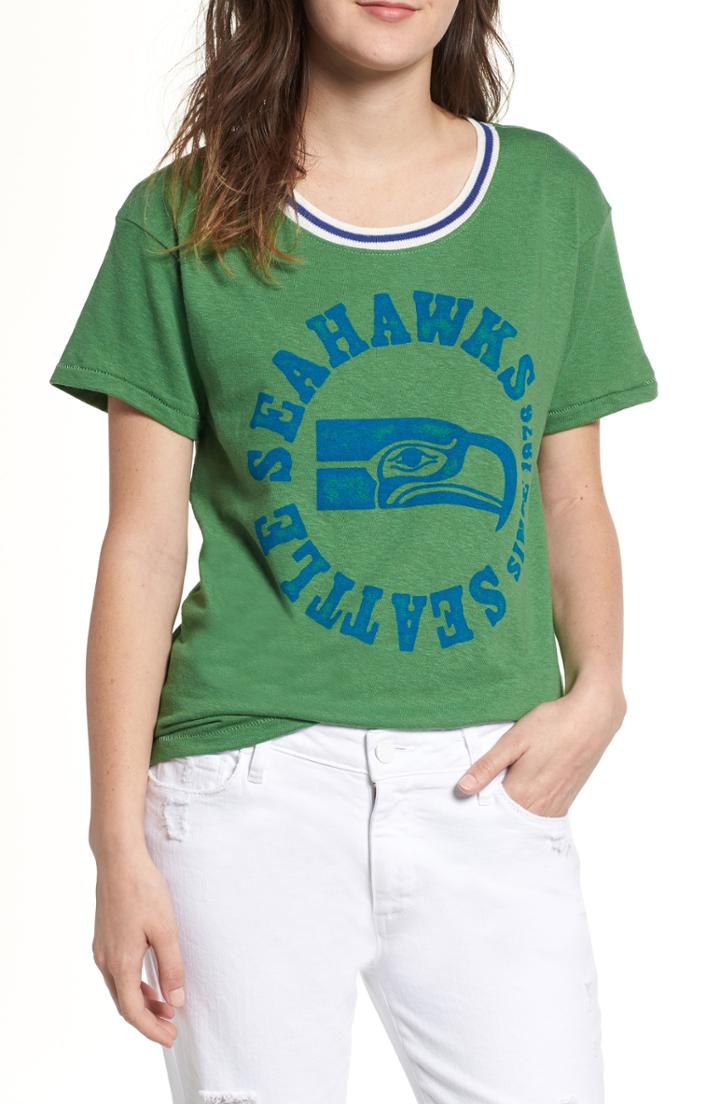 Women's Junk Food Nfl Seahawks Kick Off Tee