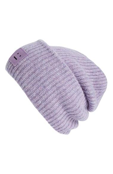 Women's Acne Studios Pansy Rib Knit Beanie -