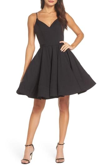 Women's Mac Duggal Fit & Flare Party Dress - Black