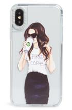 Casetify Coffee First Grip Iphone X/xs Case - White