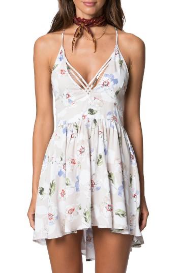 Women's O'neill Hadley Strappy Skater Dress - Ivory