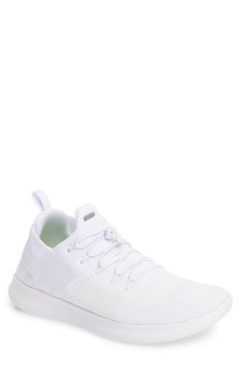 Men's Nike Free Rn Cmtr 2 Running Shoe .5 M - White