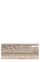 Jimmy Choo Sweetie Glitter Clutch - Metallic