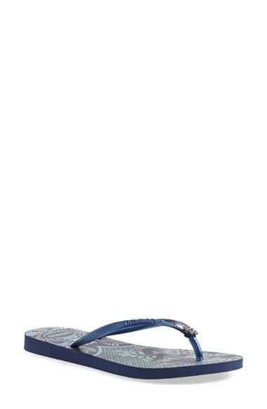 Women's Havaianas 'slim Thematic' Flip Flop /42 Br - Blue
