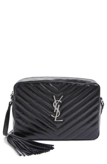 Saint Laurent Medium Lou Matelasse Calfskin Leather Camera Bag -