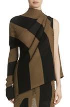 Women's Marques'almeida Draped One Sleeve Sweater - Brown