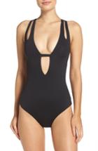 Women's Becca Color Code One-piece Swimsuit - Black