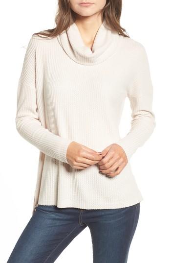 Women's Bp. Funnel Neck Tunic, Size - Beige