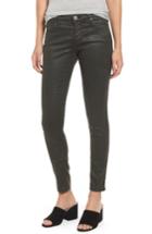 Women's Ag The Legging Coated Ankle Jeans - Green
