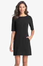 Women's Tahari Seamed A-line Dress - Black